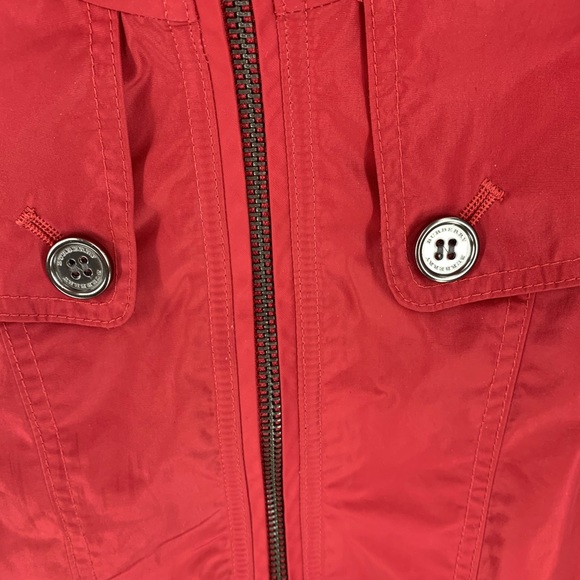 Burberry Red Kids Raincoat - Picture 3 of 5